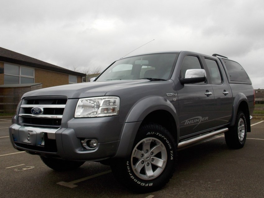 View FORD RANGER 2.5 TDCi XLT Thunder Double Cab Pickup 4x4 *NO VAT* 42,000 Miles Full Ford History